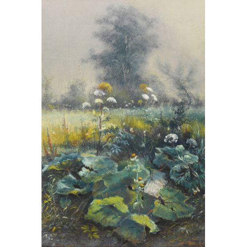 FRITZ PREISIG : Wiesenlandschaft mit B�umen (DOBIASCHOFSKY AUKTIONEN AG)