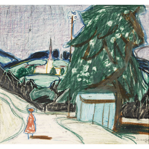 FRED STAUFFER : H�gelige Landschaft (DOBIASCHOFSKY AUKTIONEN AG)