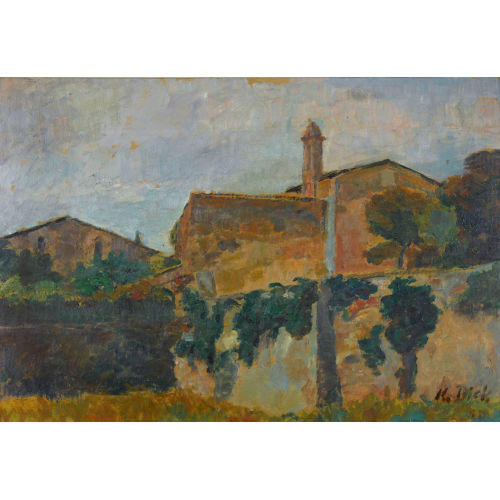 KARL THEOPHIL DICK : 'Montefalco (Umbrien)' (DOBIASCHOFSKY AUKTIONEN AG)