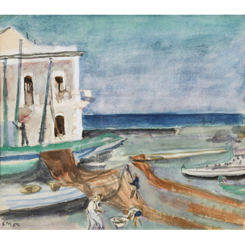 ERNST MORGENTHALER : 'Am Meer' (DOBIASCHOFSKY AUKTIONEN AG)