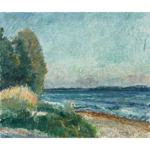 KARL THEOPHIL DICK : 'Auf der Insel Reichenau' (DOBIASCHOFSKY AUKTIONEN AG)