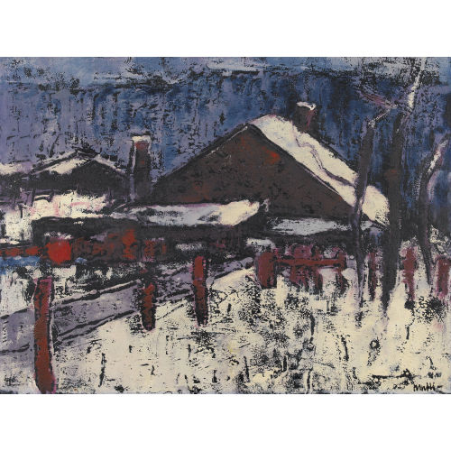 WALTER MAFLI : 'Jura (Winterlandschaft)' (DOBIASCHOFSKY AUKTIONEN AG)
