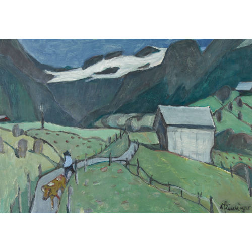 WILLY FL�CKIGER : 'Lauenen/Gstaad' (DOBIASCHOFSKY AUKTIONEN AG)