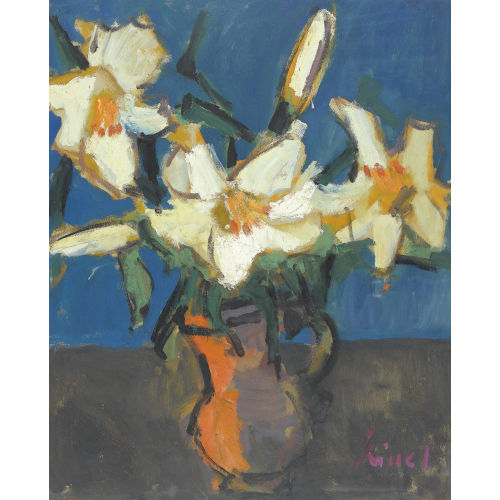 GERNOT KISSEL : 'Lilien' (DOBIASCHOFSKY AUKTIONEN AG)