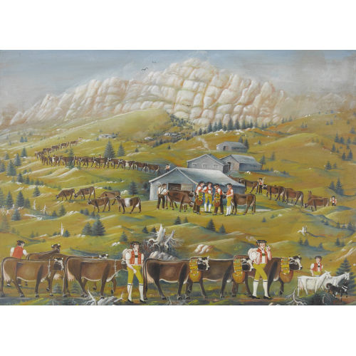 HERMANN D�NNENBERGER : Appenzeller Alpaufzug (DOBIASCHOFSKY AUKTIONEN AG)