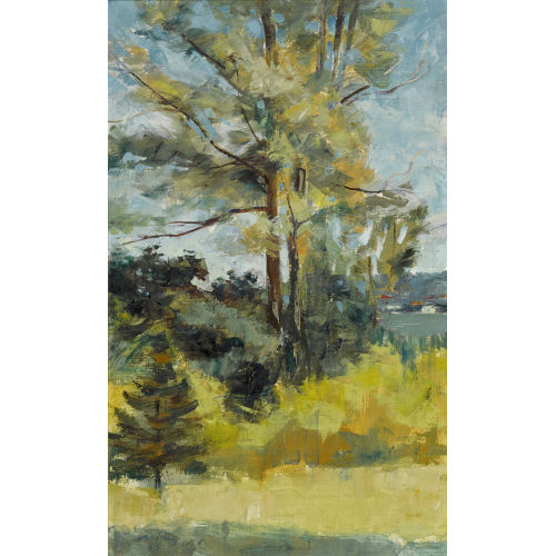 AUGUST FREY : 'Weiden (Baumgruppe am Zugersee)' (DOBIASCHOFSKY AUKTIONEN AG)