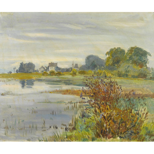 HANNI BAY : 'Uferlandschaft am Greifensee' (DOBIASCHOFSKY AUKTIONEN AG)
