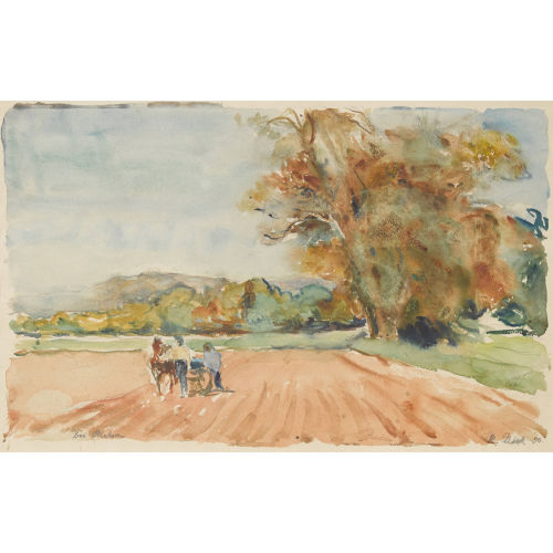 KARL THEOPHIL DICK : Landschaft bei Riehen (DOBIASCHOFSKY AUKTIONEN AG)