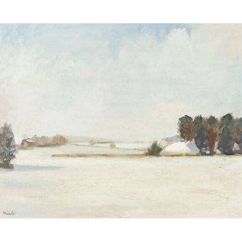 PAUL JAKOB) PAOLO (EIGTL. M�LLER : 'Sonniger Wintertag' (DOBIASCHOFSKY AUKTIONEN AG)