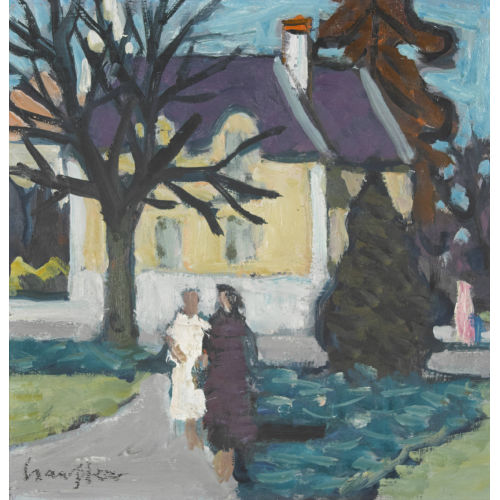 FRED STAUFFER : 'Im Monbijou' (DOBIASCHOFSKY AUKTIONEN AG)