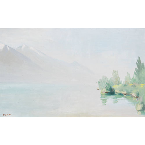 PAUL JAKOB) PAOLO (EIGTL. M�LLER : 'Lago Maggiore' (DOBIASCHOFSKY AUKTIONEN AG)