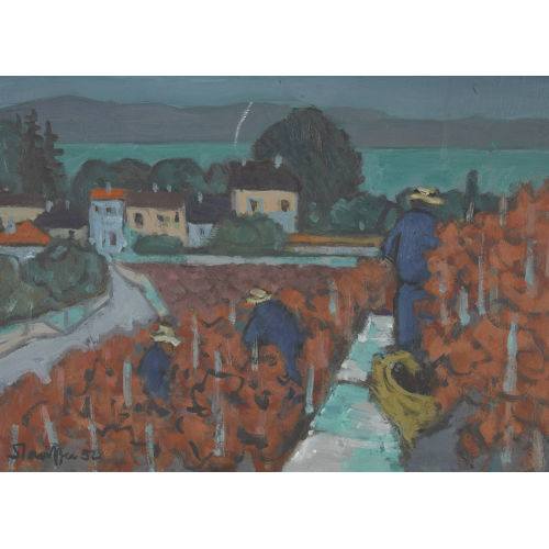 FRED STAUFFER : Die Weinlese (DOBIASCHOFSKY AUKTIONEN AG)