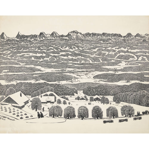 EMIL ZBINDEN : 'Berner Landschaft' (DOBIASCHOFSKY AUKTIONEN AG)