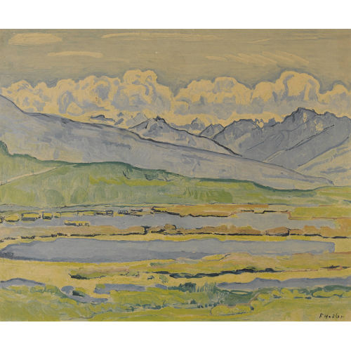 FERDINAND HODLER : 'Montana Landschaft' (DOBIASCHOFSKY AUKTIONEN AG)