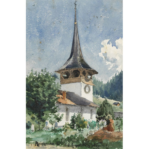 ALBERT NYFELER : Kirche St. Nikolaus in Reichenbach im Kandertal (DOBIASCHOFSKY AUKTIONEN AG)