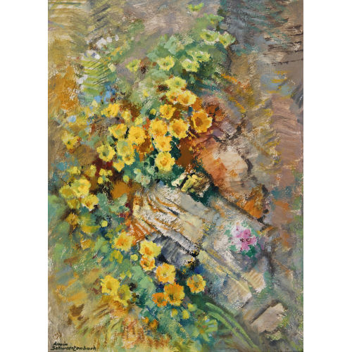 ARMIN SCHWARZENBACH : Blumenstillleben (DOBIASCHOFSKY AUKTIONEN AG)