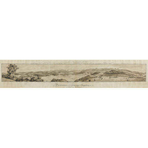 ADOLF METHFESSEL : 'Panorama von der Sch�negg bei Riggisberg aus' (DOBIASCHOFSKY AUKTIONEN AG)