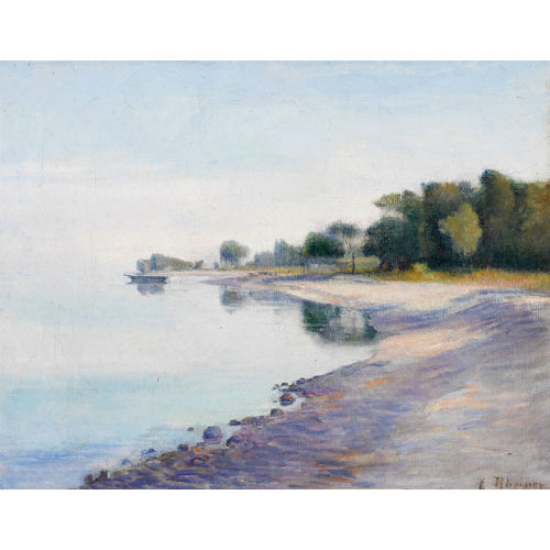 LOUIS RHEINER : Au bord du lac L�man (DOBIASCHOFSKY AUKTIONEN AG)