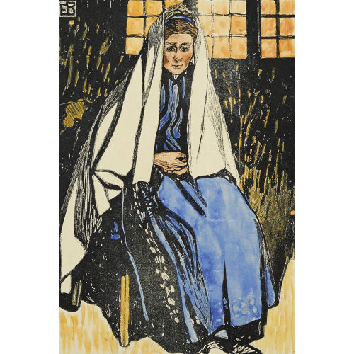 EDMOND BILLE : 'Femme au voile' (DOBIASCHOFSKY AUKTIONEN AG)