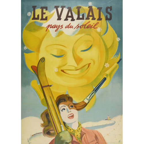 HERBERT BERTHOLD) LIBIS (EIGTL. LIBISZEWSKI : 'Le Valais pays du soleil' (DOBIASCHOFSKY AUKTIONEN AG)