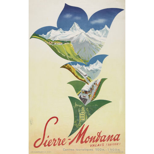 MARTIN PEIKERT : 'Sierre-Montana Valais' (DOBIASCHOFSKY AUKTIONEN AG)