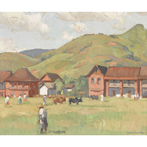 ROBERT FERNIER : Madagassische Landschaft bei Betafo (DOBIASCHOFSKY AUKTIONEN AG)