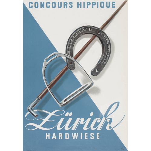 IWAN EDWIN HUGENTOBLER : 'Concours hippique Z�rich Hardwiese' (DOBIASCHOFSKY AUKTIONEN AG)