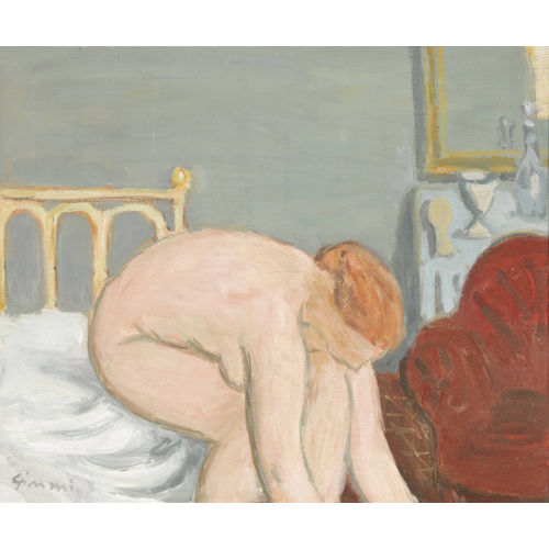 WILHELM GIMMI : 'La chambre � coucher' (DOBIASCHOFSKY AUKTIONEN AG)