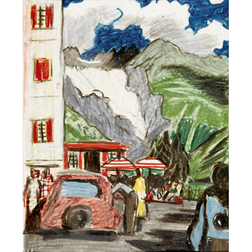 FRED STAUFFER : Ortschaft in den Bergen (DOBIASCHOFSKY AUKTIONEN AG)