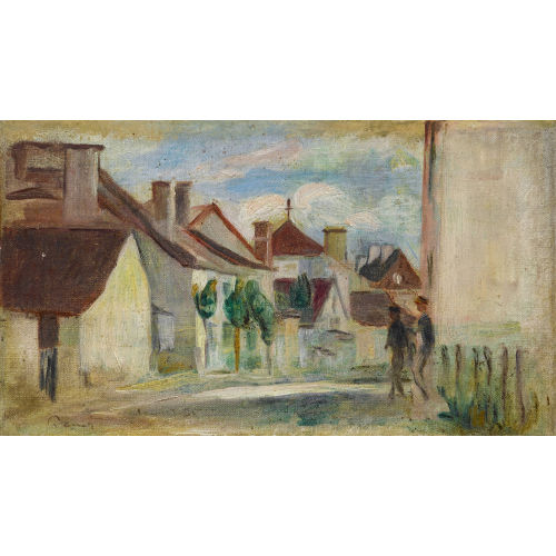 PIERRE-AUGUSTE RENOIR : 'Maisons d′Essoyes' (DOBIASCHOFSKY AUKTIONEN AG)