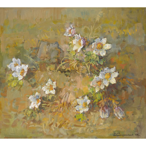 ARMIN SCHWARZENBACH : Stillleben mit bl�henden Anemonen (DOBIASCHOFSKY AUKTIONEN AG)
