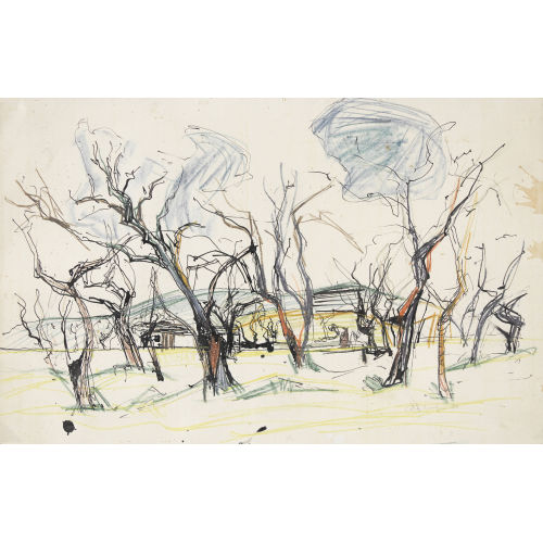 ERNST) COGHUF (EIGTL. STOCKER : B�ume im Herbst (DOBIASCHOFSKY AUKTIONEN AG)