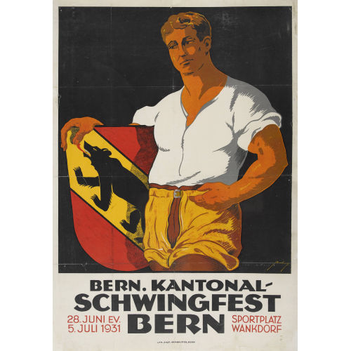 ARMIN BIEBER : 'Bern. Kantonal-Schwingfest Bern 1931' (DOBIASCHOFSKY AUKTIONEN AG)