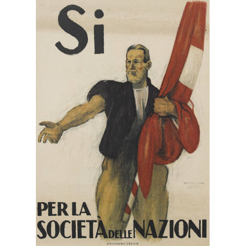EMIL CARDINAUX : 'Si per la Societ� delle Nazioni' (DOBIASCHOFSKY AUKTIONEN AG)