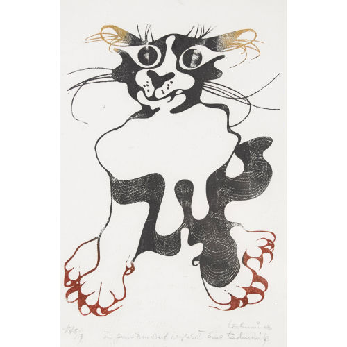 OTTO TSCHUMI : 'Sich wundernde Katze' (DOBIASCHOFSKY AUKTIONEN AG)