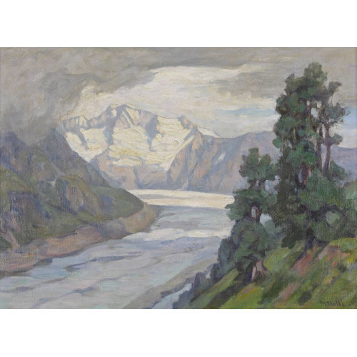 MARIE ROLL� : Aletschgletscher (DOBIASCHOFSKY AUKTIONEN AG)