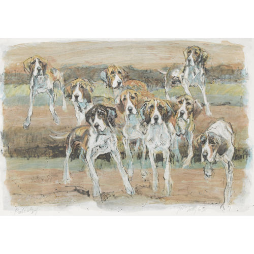 FRITZ HUG : Hundemeute (DOBIASCHOFSKY AUKTIONEN AG)