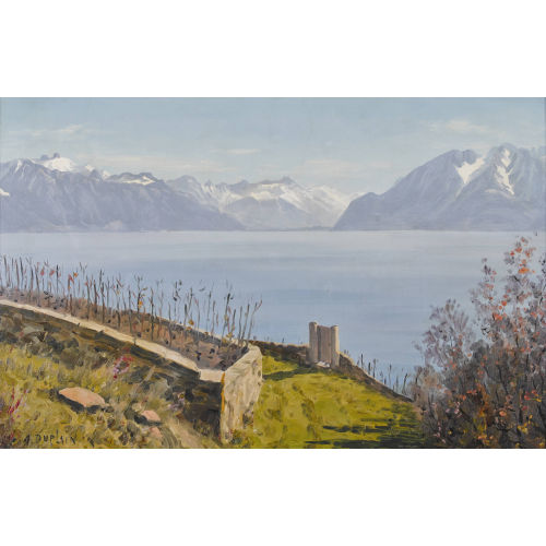 ALBERT DUPLAIN : Herbstliches Lavaux (DOBIASCHOFSKY AUKTIONEN AG)