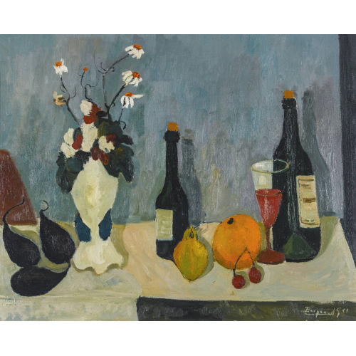 GEORGES BORGEAUD : 'Nature morte au Bouquet de Fleurs' (DOBIASCHOFSKY AUKTIONEN AG)