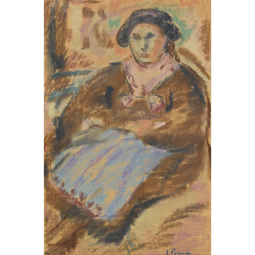 ANDR� JULIEN PRINA : Sitzende B�uerin (DOBIASCHOFSKY AUKTIONEN AG)