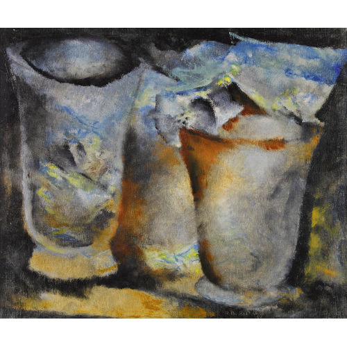 RODOLPHE TH�OPHILE BOSSHARD : 'Deux Vases � Fleurs' (DOBIASCHOFSKY AUKTIONEN AG)