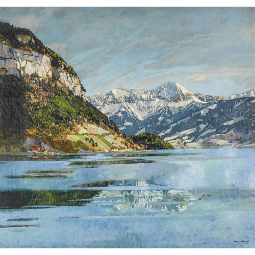 MARCUS JACOBI : Thunsersee bei Merligen (DOBIASCHOFSKY AUKTIONEN AG)