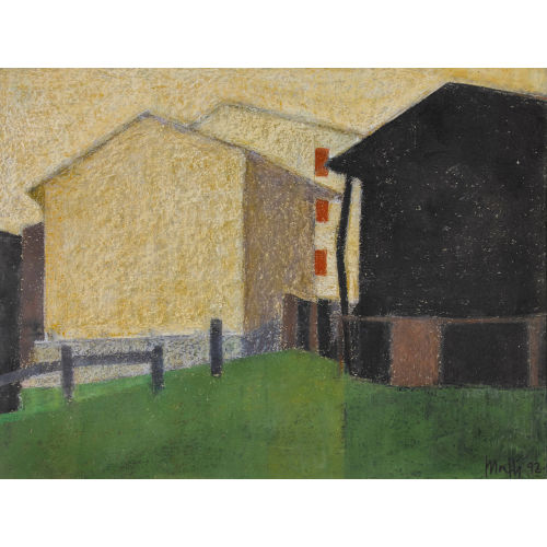 WALTER MAFLI : Maisons blanches � Verbier (DOBIASCHOFSKY AUKTIONEN AG)