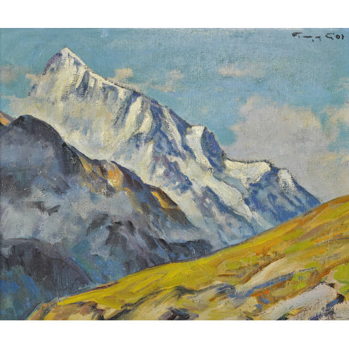 FRAN�OIS GOS : 'Le Weisshorn de Tuftern' (DOBIASCHOFSKY AUKTIONEN AG)