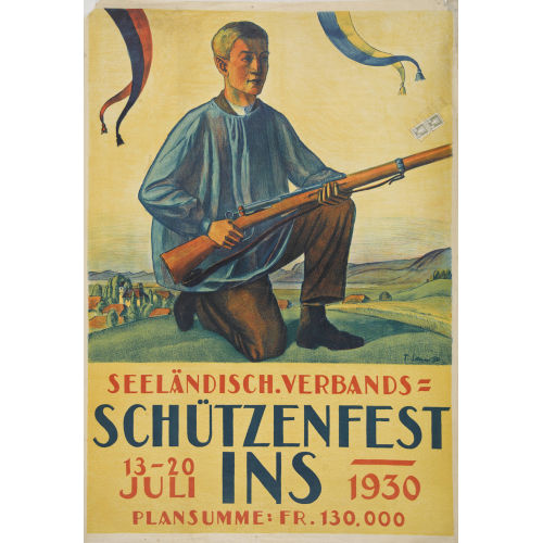 TRAUGOTT SENN : 'Sch�tzenfest Ins 1936' (DOBIASCHOFSKY AUKTIONEN AG)
