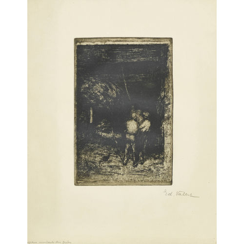 �DOUARD VALLET : 'Paysans montant des gerbes' (DOBIASCHOFSKY AUKTIONEN AG)