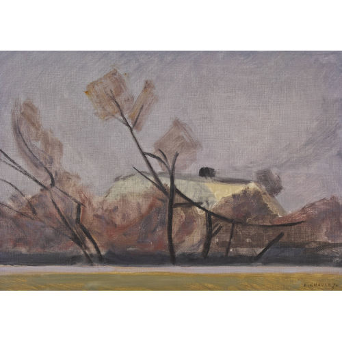 ALBERT CHAVAZ : 'Collines vers No�s (Sierre)' (DOBIASCHOFSKY AUKTIONEN AG)