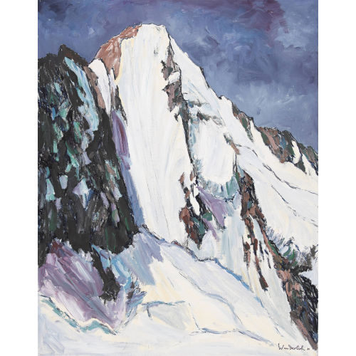 EDMUND WUNDERLICH : 'Cima di Rosso (Bergell)' (DOBIASCHOFSKY AUKTIONEN AG)