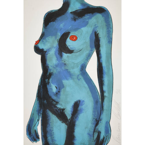 LUCIANO CASTELLI : Blauer Akt (DOBIASCHOFSKY AUKTIONEN AG)