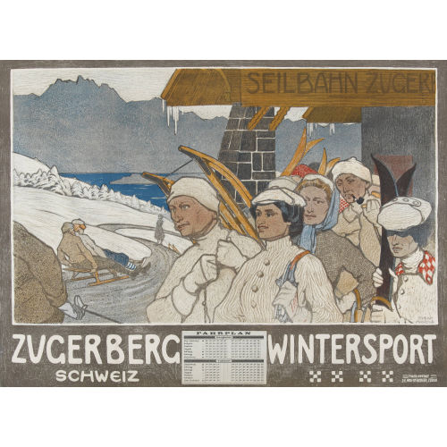BURKHARD MANGOLD : 'Zugerberg Wintersport' (DOBIASCHOFSKY AUKTIONEN AG)